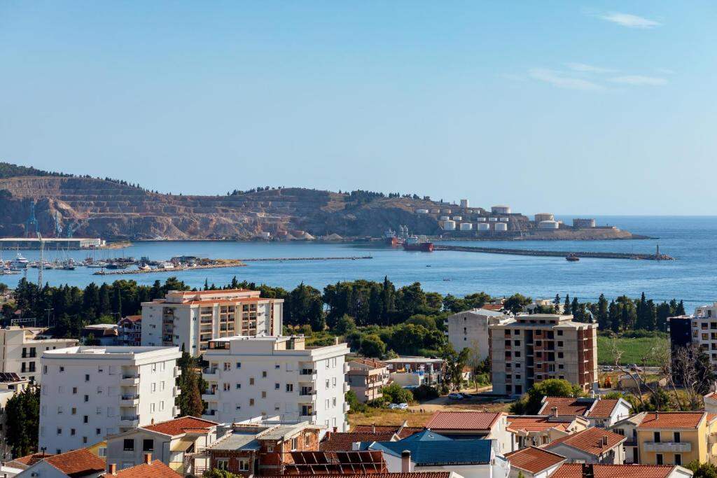 View over Bar and the Adriatic Sea from Šušanj